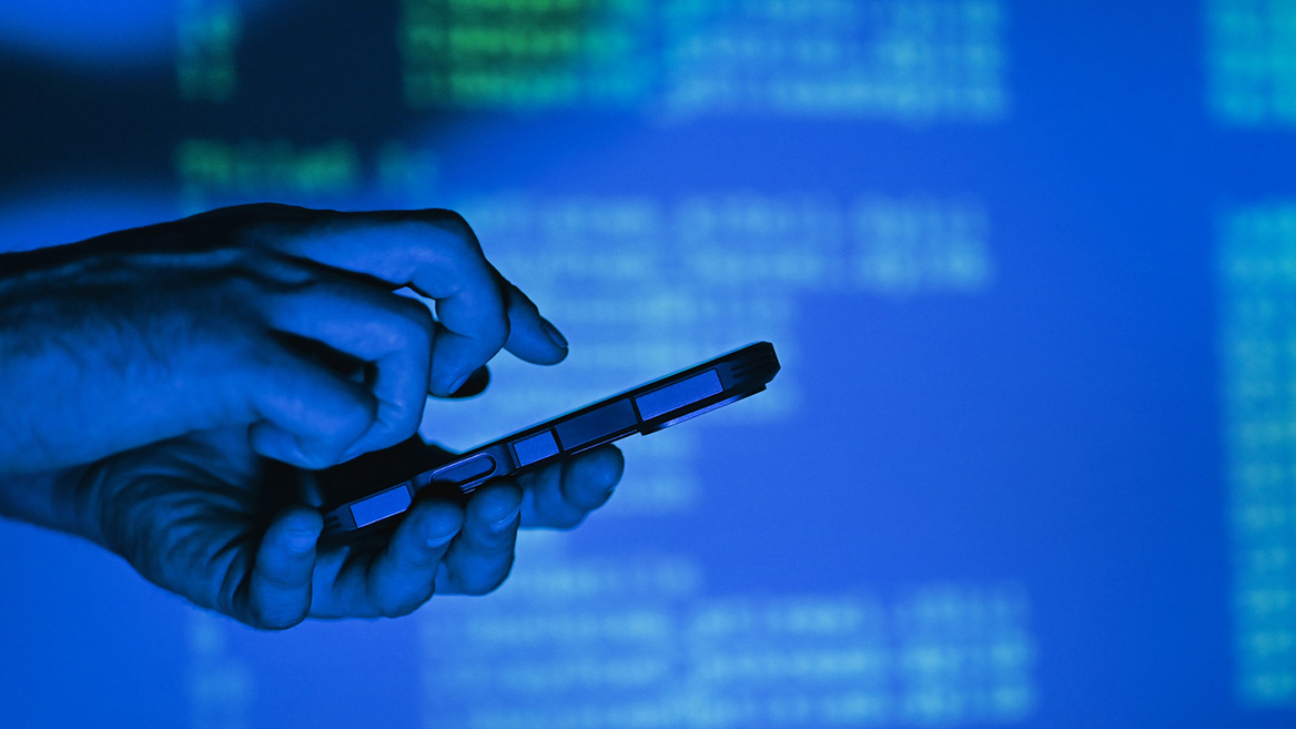 person using a cell phone